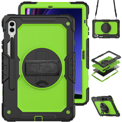 Tough Strap Galaxy Tab S9 Shockproof Case Multi-functional Built-in Screen Protector