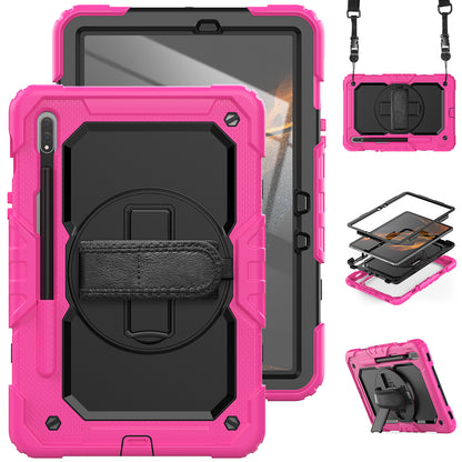 Tough Strap Galaxy Tab S7 Shockproof Case Multi-functional Built-in Screen Protector