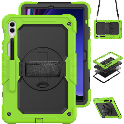 Tough Strap Galaxy Tab S9 Shockproof Case Multi-functional Built-in Screen Protector