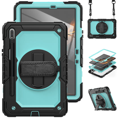 Tough Strap Galaxy Tab S7 Shockproof Case Multi-functional Built-in Screen Protector