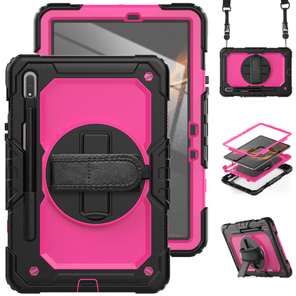 Tough Strap Galaxy Tab S7 Shockproof Case Multi-functional Built-in Screen Protector