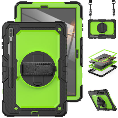 Tough Strap Galaxy Tab S7 FE Shockproof Case Multi-functional Built-in Screen Protector