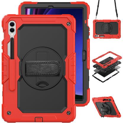 Tough Strap Galaxy Tab S9 FE Shockproof Case Multi-functional Built-in Screen Protector