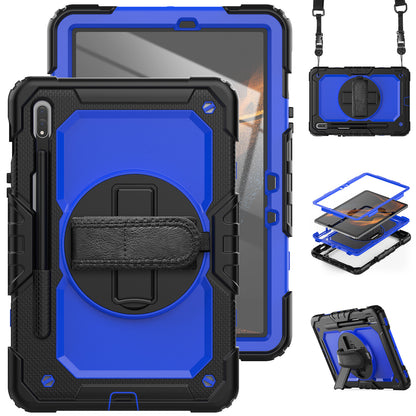 Tough Strap Galaxy Tab S7 Shockproof Case Multi-functional Built-in Screen Protector