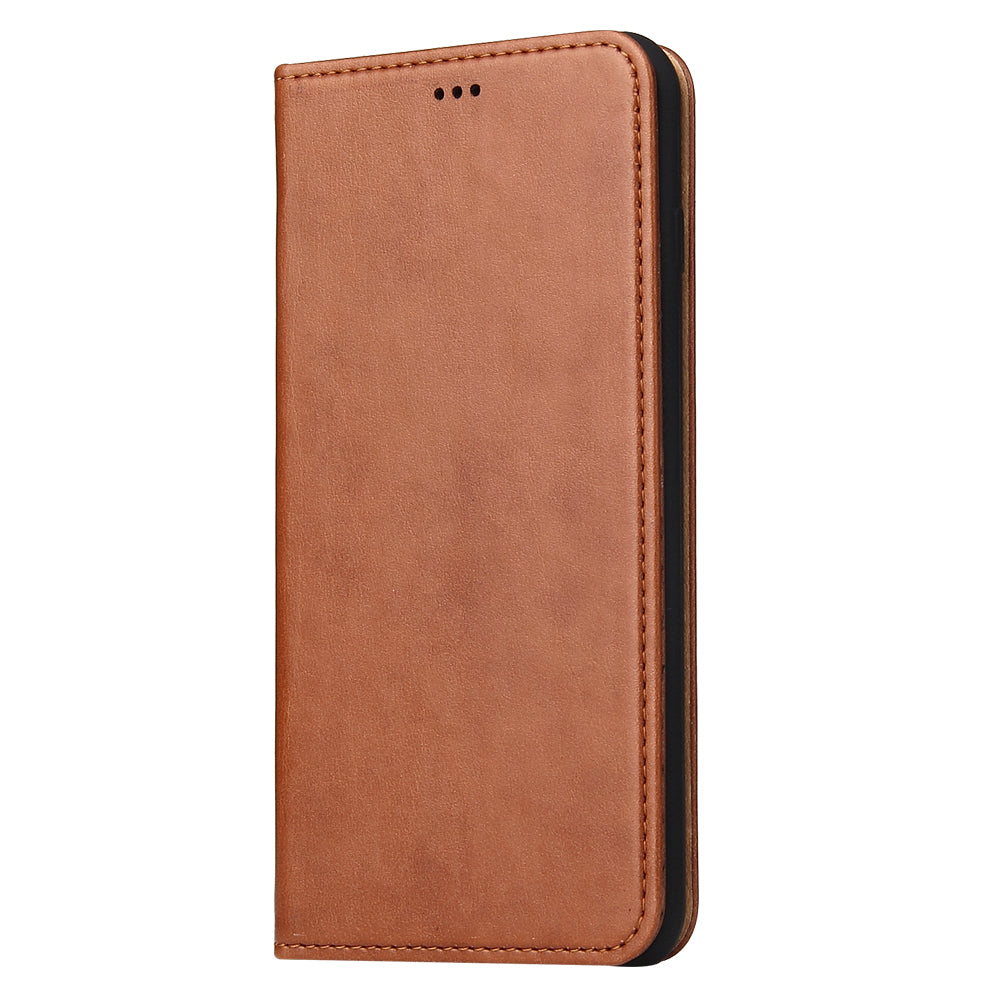 PU Leather iPhone 8 Plus Flip Case Wallet Stand Texture Deluxe