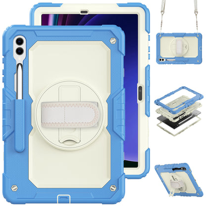 Tough Strap Galaxy Tab S9+ Shockproof Case Multi-functional Built-in Screen Protector