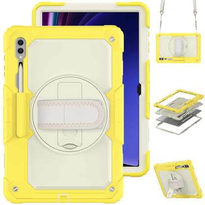 Tough Strap Galaxy Tab S9 Ultra Shockproof Case Multi-functional Built-in Screen Protector