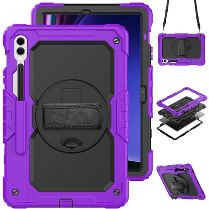 Tough Strap Galaxy Tab S9 Shockproof Case Multi-functional Built-in Screen Protector