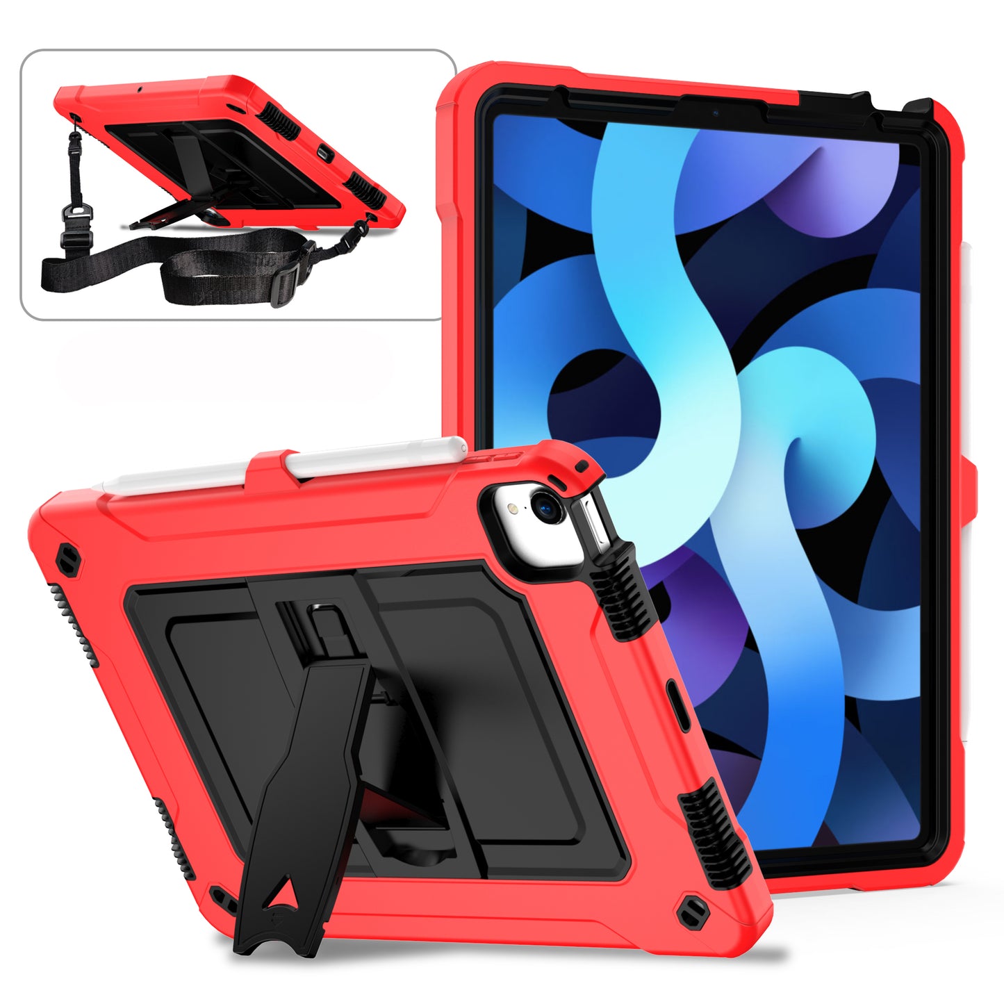 Square Super iPad Pro 11 (2018) Shockproof Case Heavy Duty Protection Strap