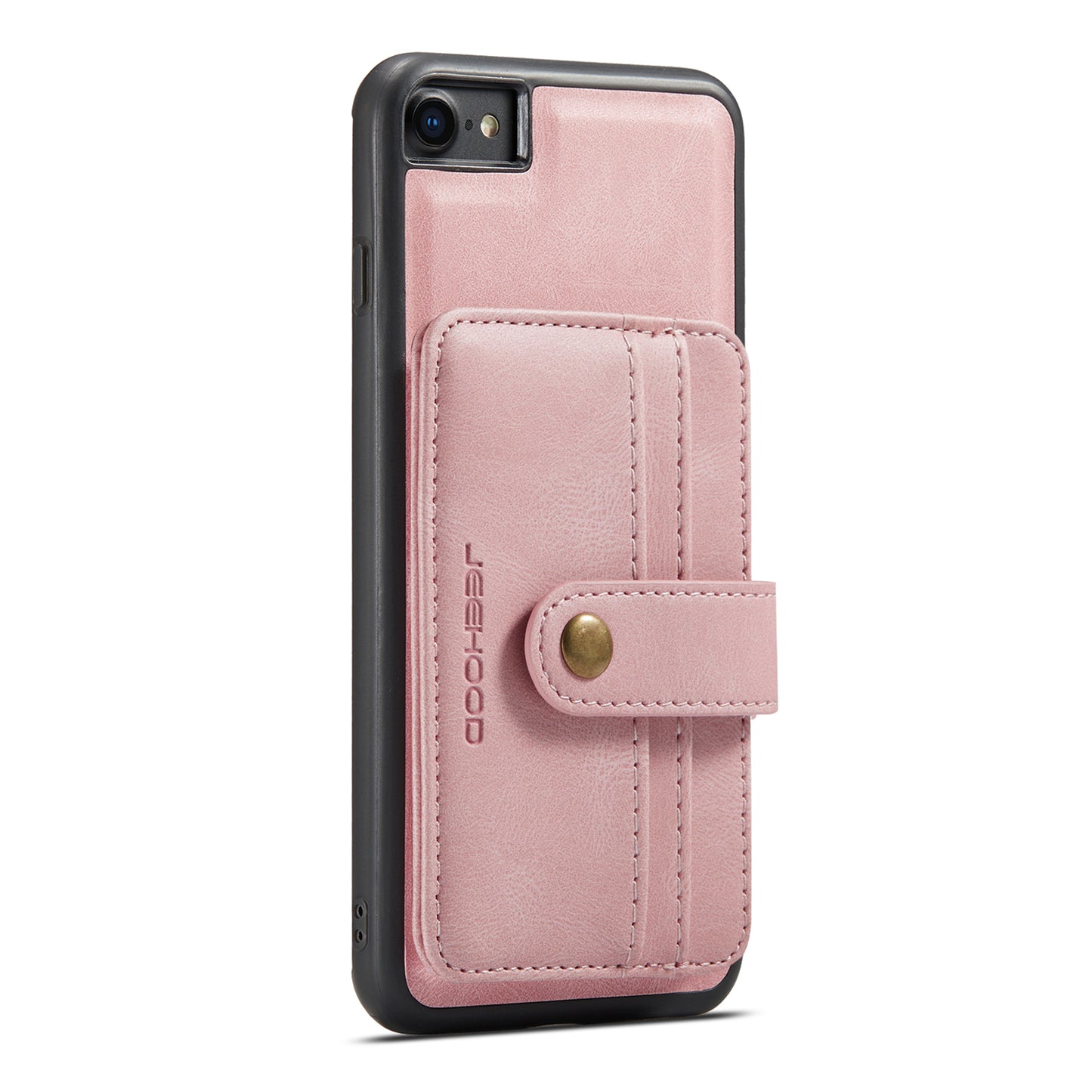 Magnetic Detachable Card Holder iPhone 7 Leather Cover RFID Back Kickstand