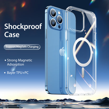 Clin Clear iPhone 12 Case Magnetic Adsorption Bayer TPU Shockproof