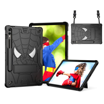 Spider-Man Galaxy Tab S9+ Shockproof Case Rugged Detachable Shoulder Strap