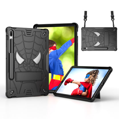 Spider-Man Galaxy Tab S7+ Shockproof Case Rugged Detachable Shoulder Strap