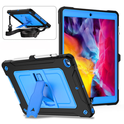 Square Super iPad 8 Shockproof Case Heavy Duty Protection Shoulder Strap