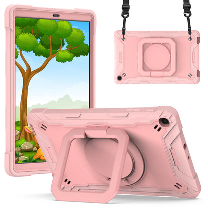 Hit-Color Hook Galaxy Tab A 10.1 (2019) Shockproof Case Rotating Stand Wristband