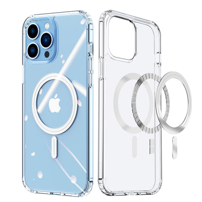 Clin Clear iPhone 14 Pro Case Magnetic Adsorption Bayer TPU Shockproof