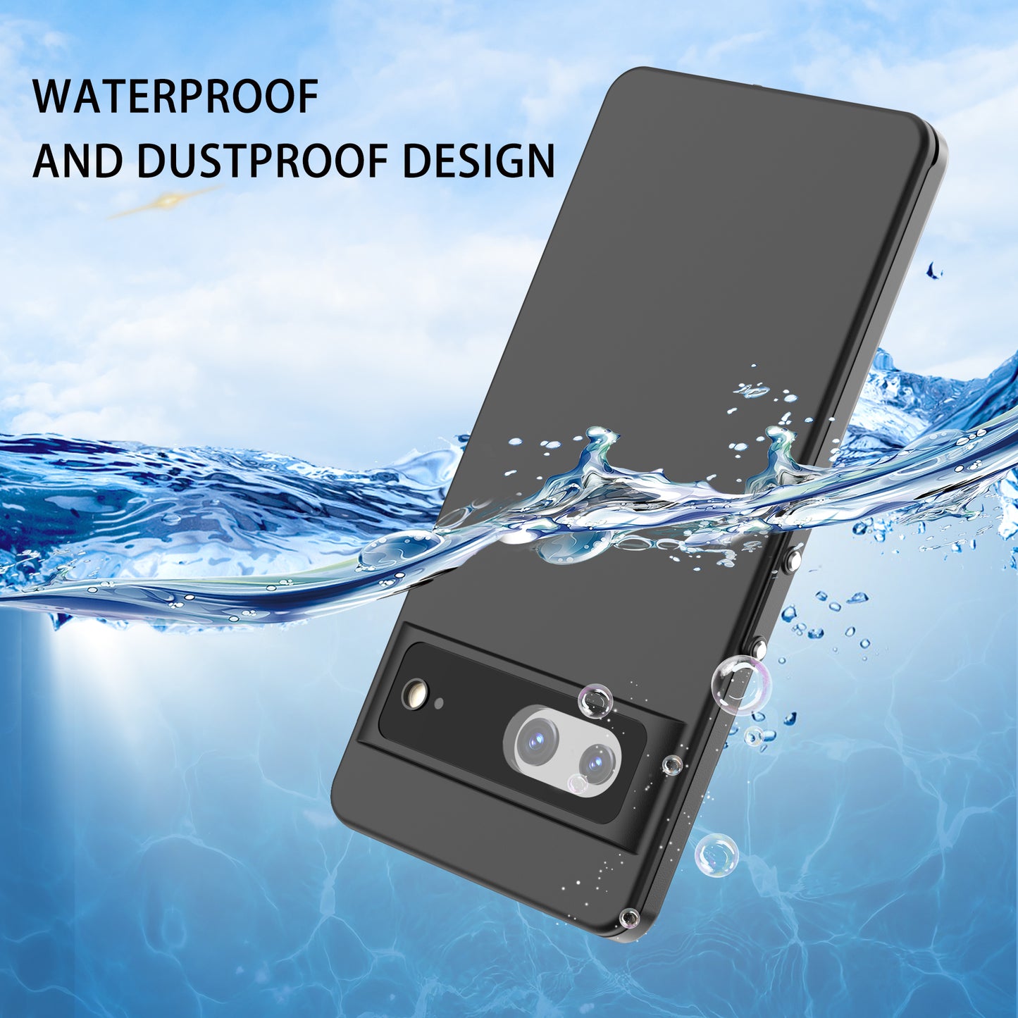 Twill Swimming IP68 Google Pixel 7 Waterproof Case Bumper Combo Armor Protection