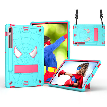 Spider-Man Galaxy Tab S7+ Shockproof Case Rugged Detachable Shoulder Strap