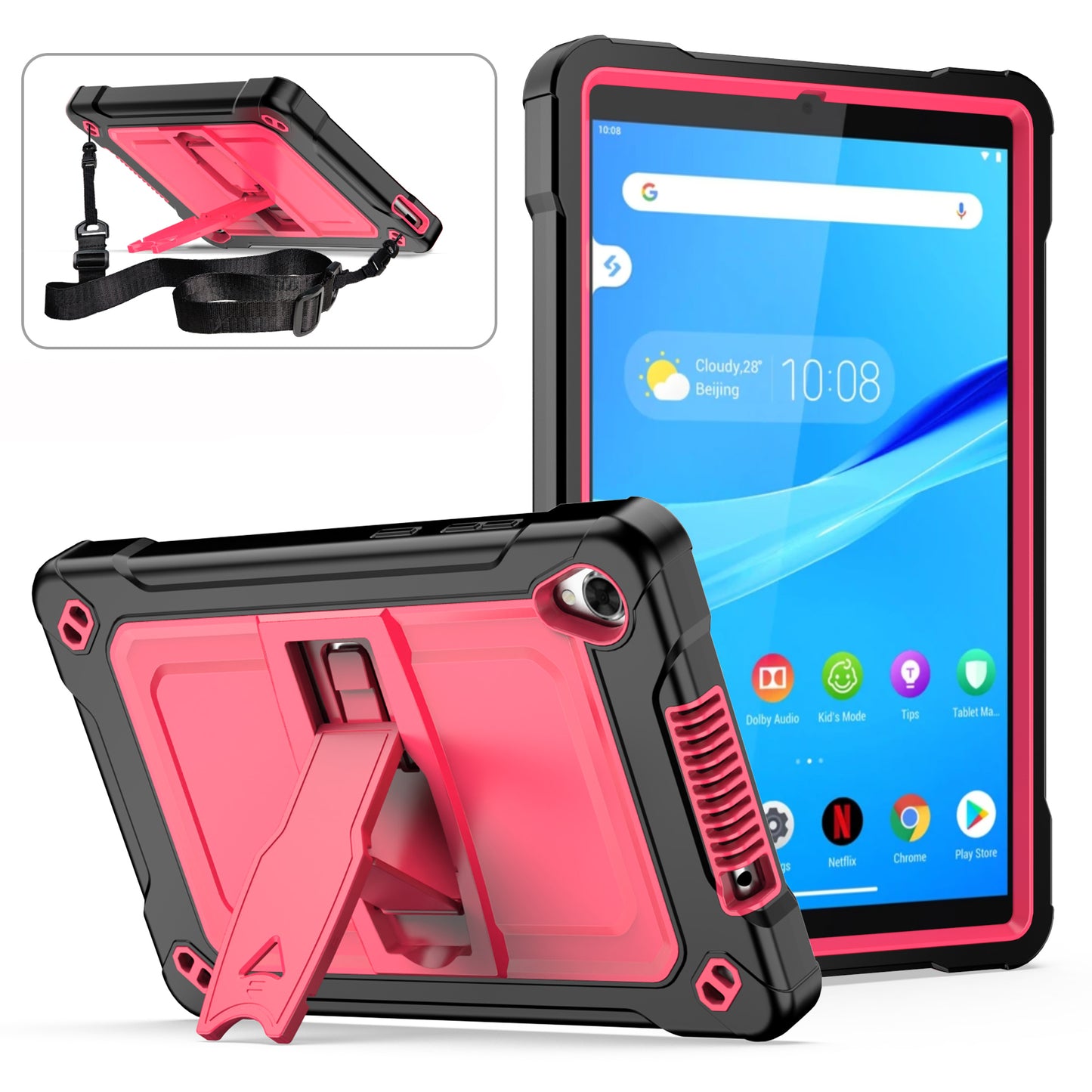 Square Super Lenovo Tab M8 (2019) Shockproof Case Heavy Duty Protection