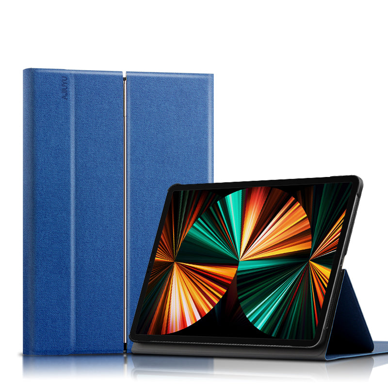 Metal Hinge Apple iPad Air 4 Keyboard Case with Touchpad Detachable Slik Leather