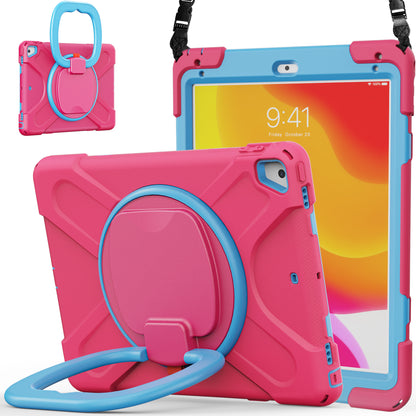 Pirate Box iPad 5 Case Hook Stand Rotating with Hand Holder Shoulder Strap