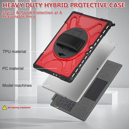 Jacket Beer Microsoft Surface Pro 8 Case Light Textur Multi Angle Protection Stable Stand