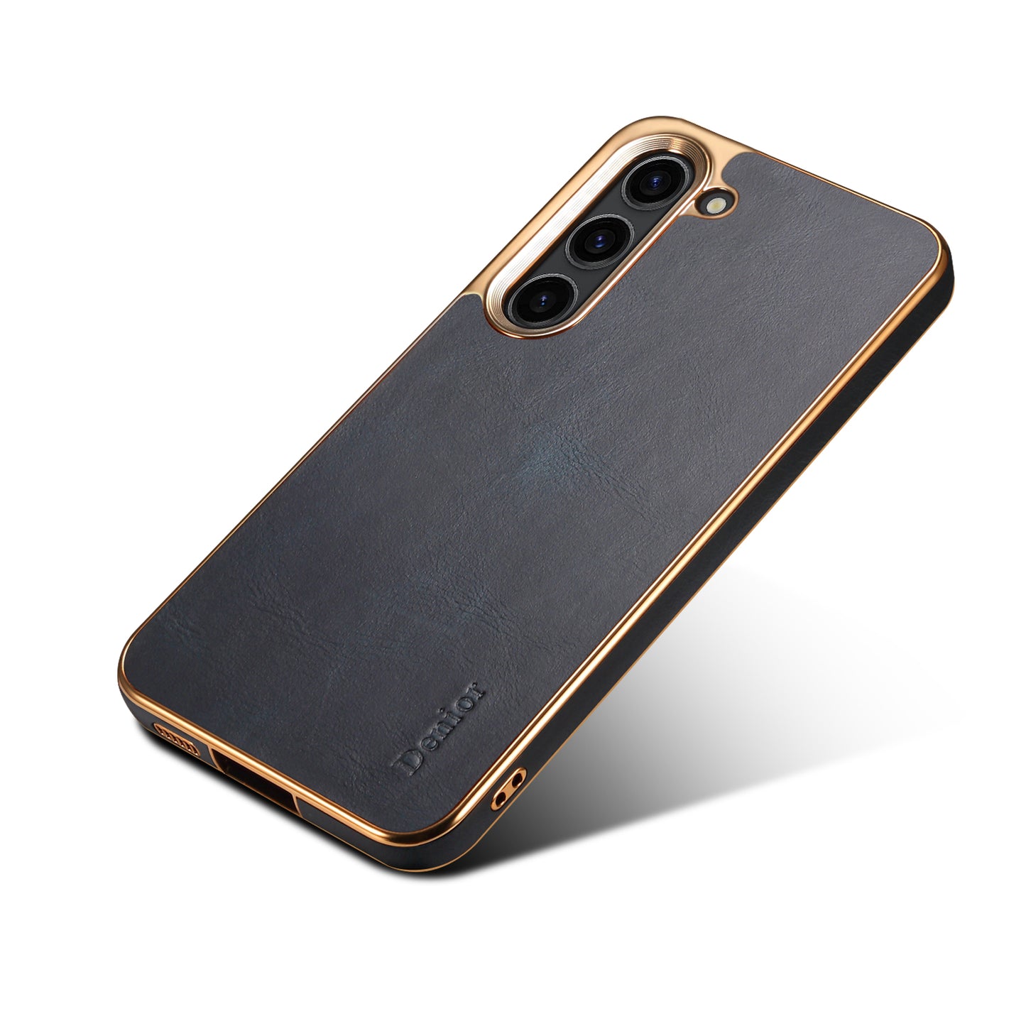  Leather Galaxy S23 Ultra Electroplated Cover 