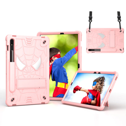 Spider-Man Galaxy Tab S7 Shockproof Case Rugged Detachable Shoulder Strap