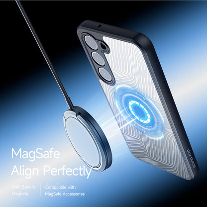 Aimo Magsafe Samsung Galaxy S23+ Case Redefine Frosted Flowing Lines