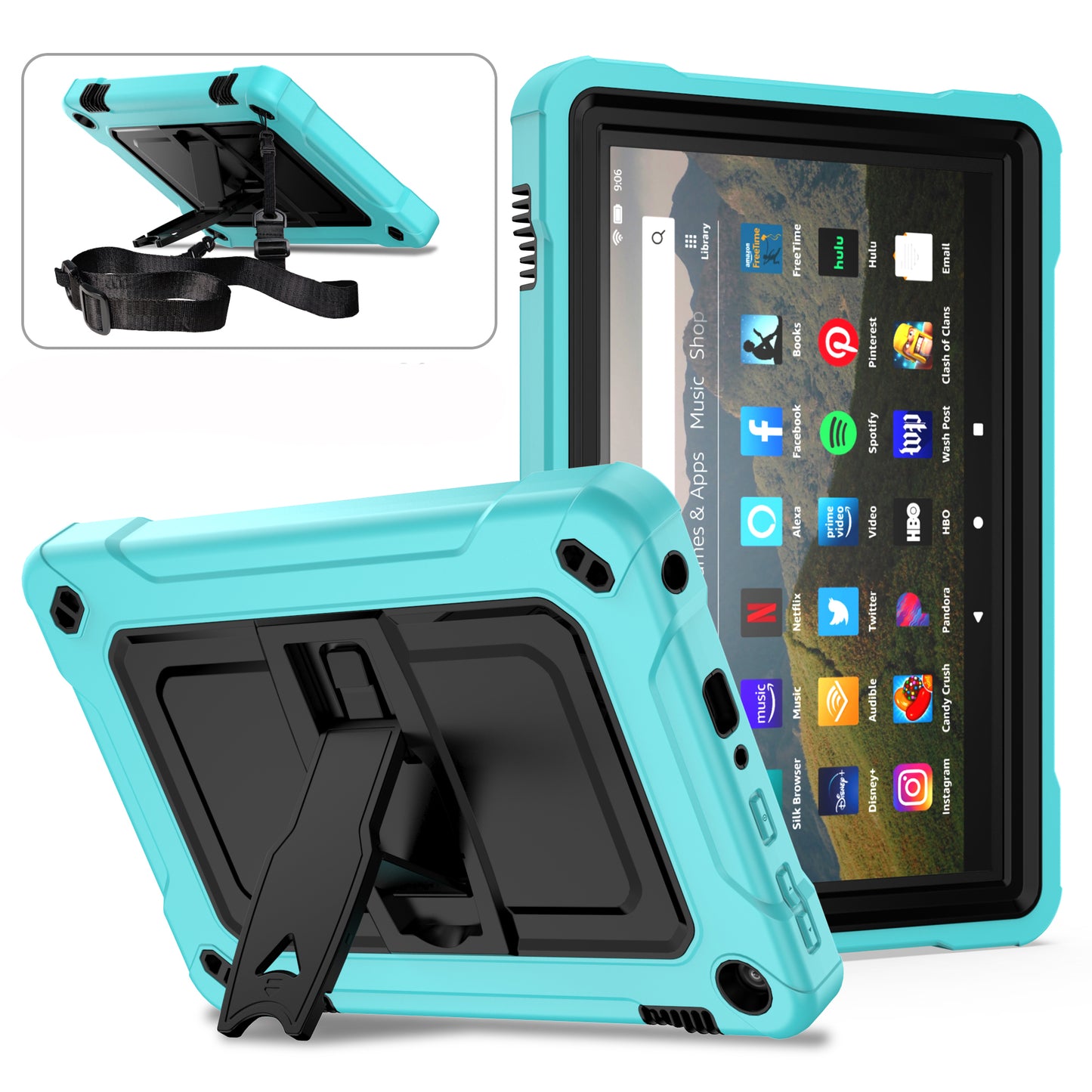 Square Super Lenovo Tab M10 HD (2020) Shockproof Case Heavy Duty Protection