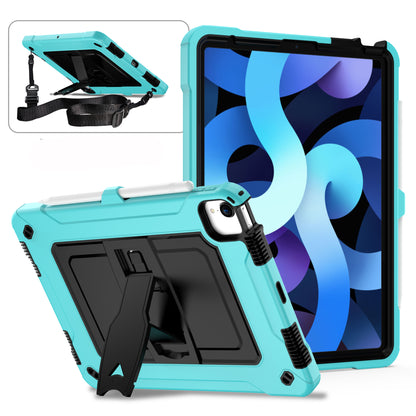 Square Super iPad Air 4 Shockproof Case Heavy Duty Protection Shoulder Strap