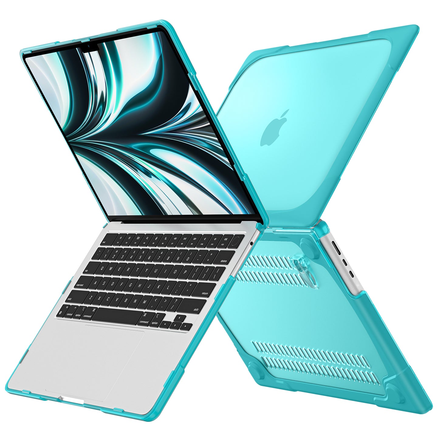 Two Tone MacBook Air 13" A2681 Case Shockproof Rubber PC Stand Heat Dissipation