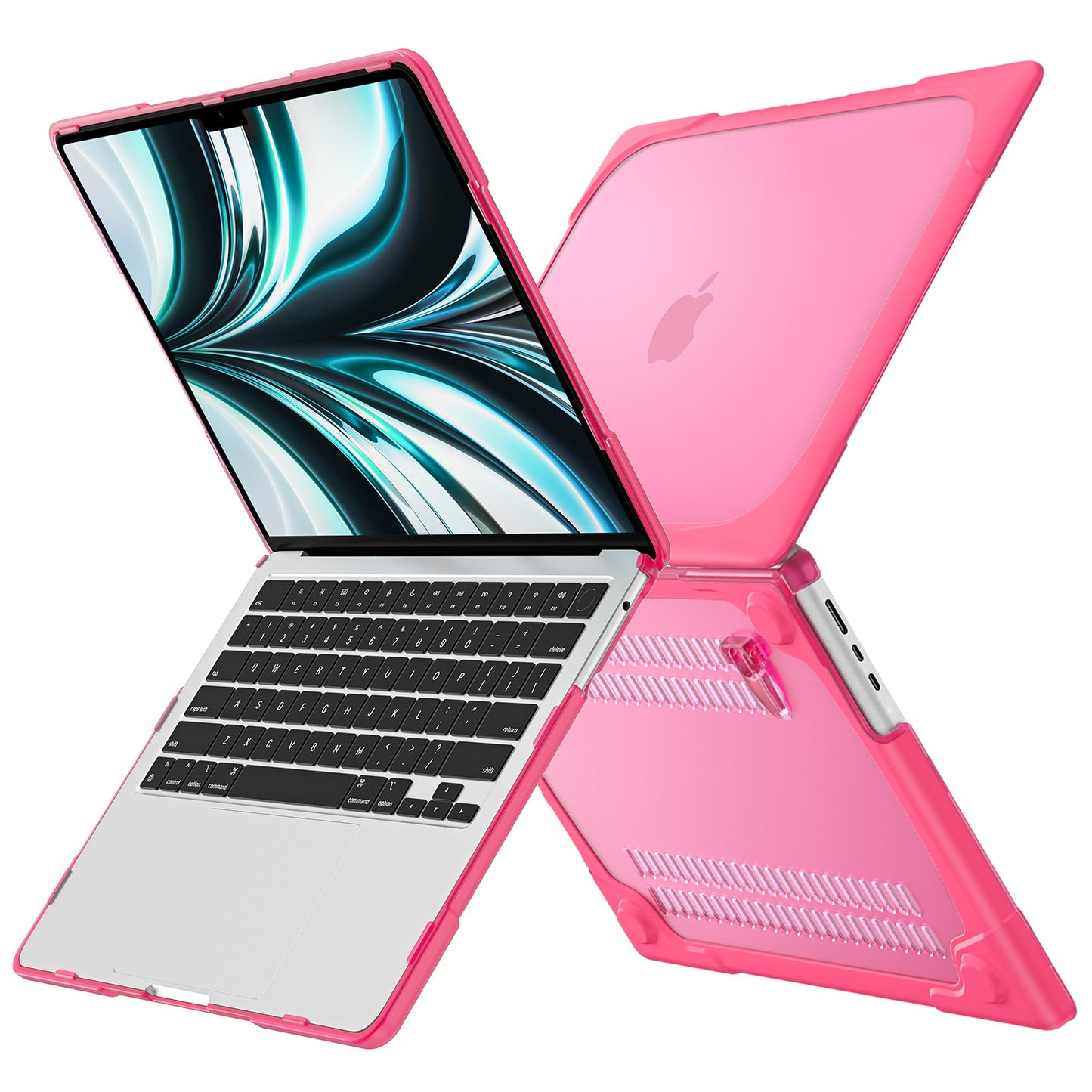 Two Tone MacBook Air 13" A2681 Case Shockproof Rubber PC Stand Heat Dissipation