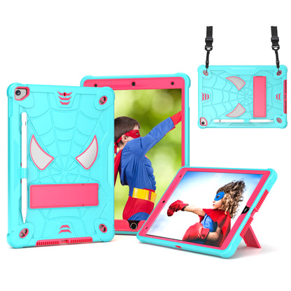 Spider-Man iPad 7 Shockproof Case Rugged Detachable Shoulder Strap