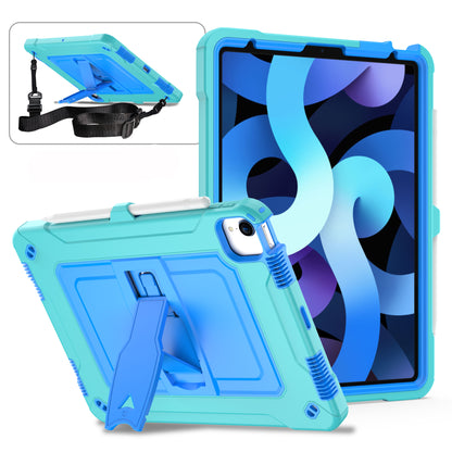 Square Super iPad Air 4 Shockproof Case Heavy Duty Protection Shoulder Strap