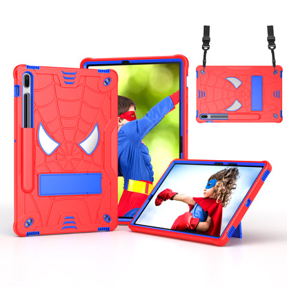 Spider-Man Galaxy Tab S7+ Shockproof Case Rugged Detachable Shoulder Strap