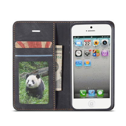 New Slim iPhone 5 5S SE Leather Case Book Stand Wallet Magnetic