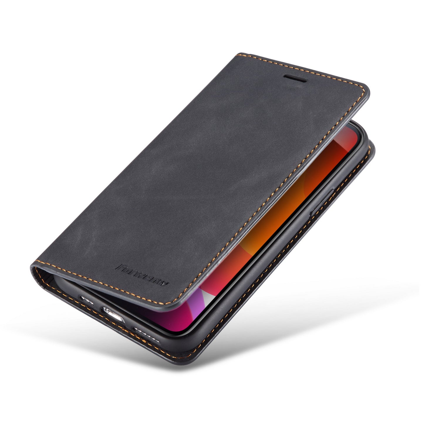 New Slim iPhone 11 Pro Leather Case Book Stand Wallet Magnetic