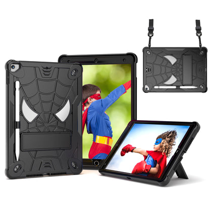 Spider-Man iPad 9 Shockproof Case Rugged Detachable Shoulder Strap