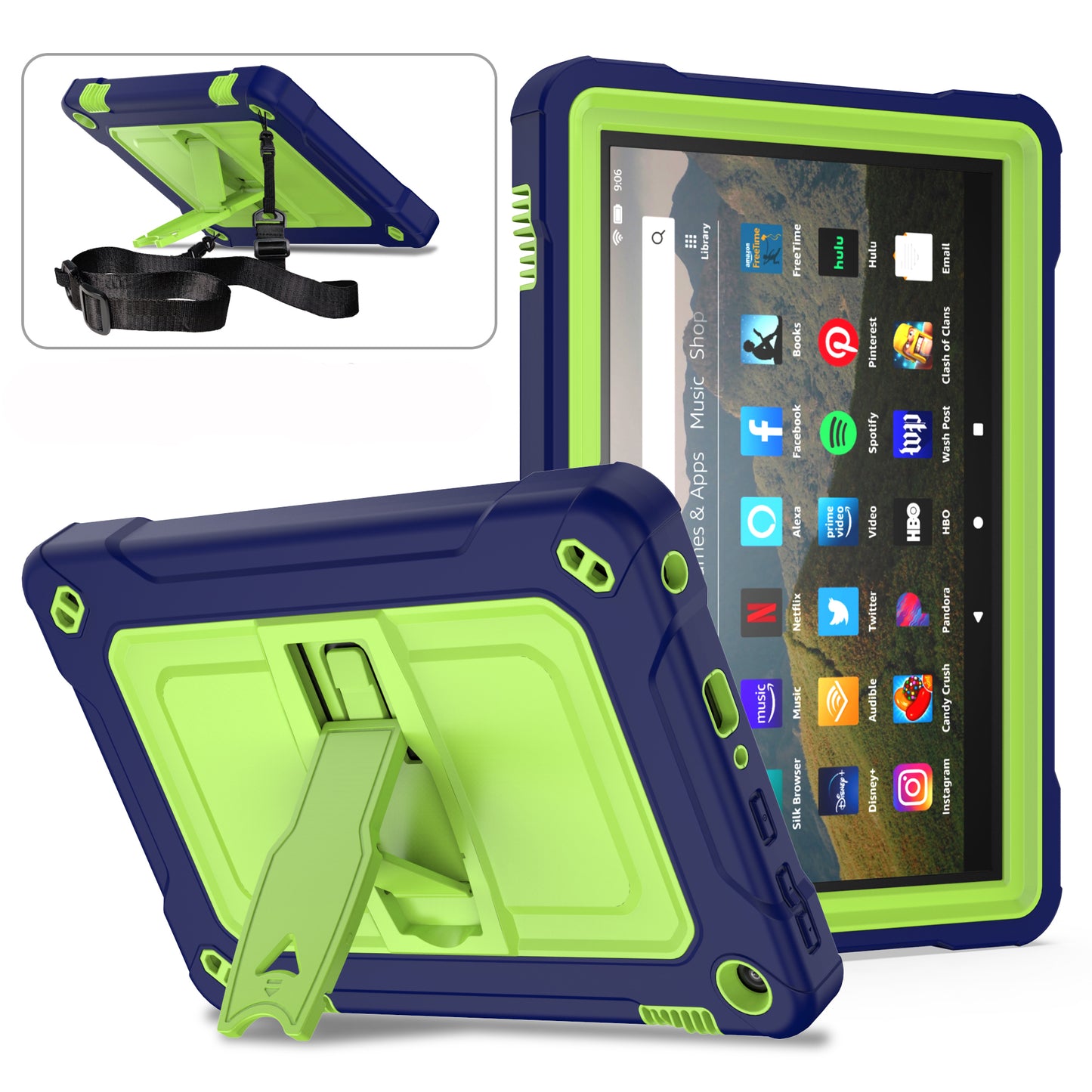 Square Super Lenovo Tab M10 HD (2020) Shockproof Case Heavy Duty Protection