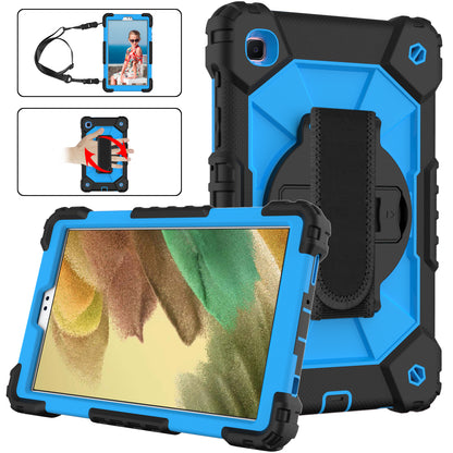 Rugged Rotating Galaxy Tab A7 Lite Shockproof Case Shoulder Strap Hand Holder