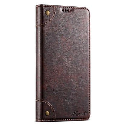 Baroque Galaxy A24 Leather Case Magtic Flip Wallet Stand Business RFID