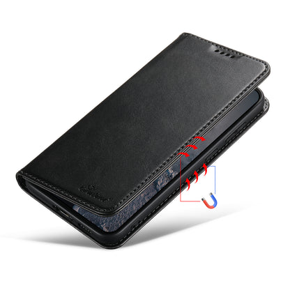 Simple Wallet Galaxy S23+ Leather Case RFID Anti-lost Magtic Stand Business