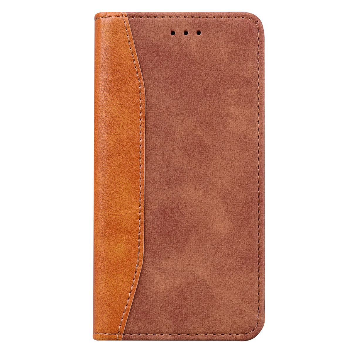 Business Stitching Galaxy A13 Leather Case Homochromatic Retro Wallet Stand