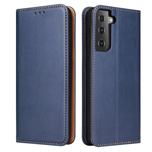 PU Leather Galaxy S21 Flip Case Wallet Stand Texture Deluxe