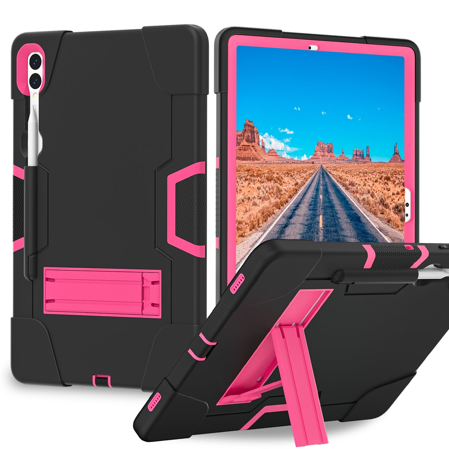 Contrast Armor Galaxy Tab S7 FE Shockproof Case Silicone PC Full Protection