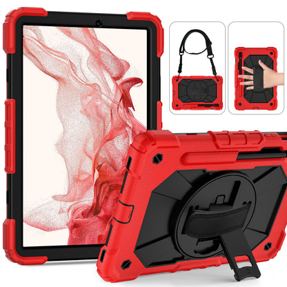 Rugged Rotating Galaxy Tab S9 FE Shockproof Case Shoulder Strap Hand Holder