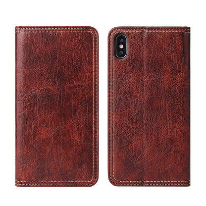 Artificial Tree Leather iPhone X Xs Case Retro Wallet Stand Deluxe