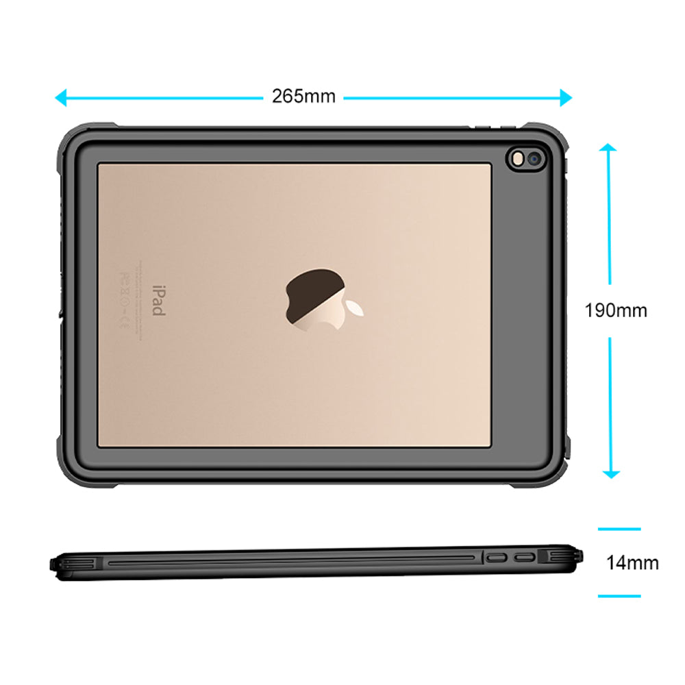 Swimming iPad Pro 10.5 Waterproof Case Underwater 2M Rotatable Holder Layard