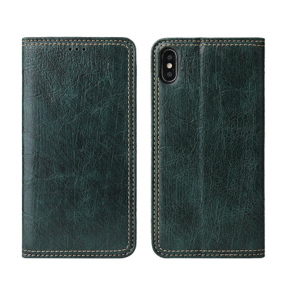 Artificial Tree Leather iPhone Xs Max Case Retro Wallet Stand Deluxe